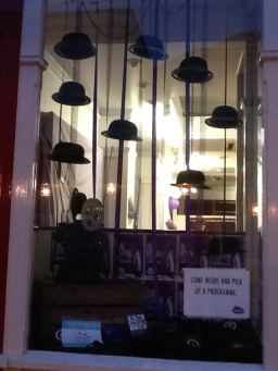 Bowler hat window display